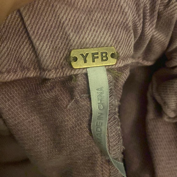 Young Fabulous & Broke Women’s Wide Leg Cropped Bohomenian Pants Size Small - Picture 5 of 5